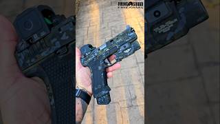 night multicam Gen 5 Glock 17 customized by Firing Squad Firearms Trijicon RCR tlr7hlx stippling [upl. by Oriana659]