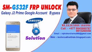 Samsung SMG532F FRP Unlock Google Lock Remove  Without PC Or OTG [upl. by Mckeon]