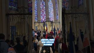 ParisChartres pilgrimage 052024 pentecost pilgrimage chartres frenchlife faithjourney [upl. by Ainola]