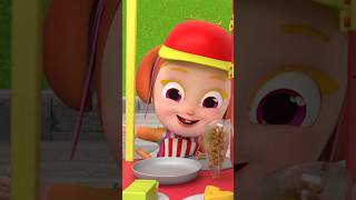 I love colorful popcorn Red blue green  Rosoomelody Song nurseryrhymes kidssong shorts [upl. by Cob422]