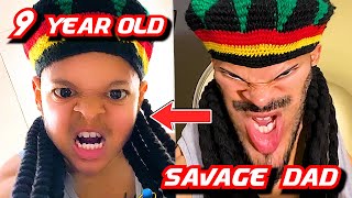 9 YEAR OLD SAVAGE DAD VS BULLY [upl. by Niobe128]