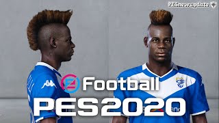 PES 2020 Faces Mario Balotelli by Owen31 [upl. by Banks259]