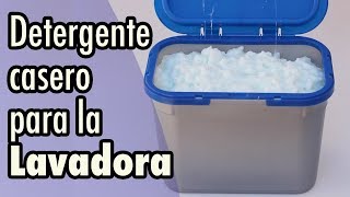 Cómo hacer detergente casero en crema o gel para la lavadora [upl. by Ettenwahs627]