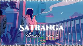 Satranga Slowed  Reverb  Storm Edition  Arijit Singh  Animal [upl. by Nerot150]