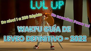 Wakfu Guía de leveo definitivo  2022 [upl. by Nonac867]