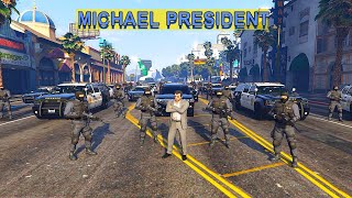 GTA 5  MICHAEL PRESIDENTS CINEMATIC SHOTS  FULL VIDEO TOMORROW GTA 5 VIP [upl. by Adnuhser]