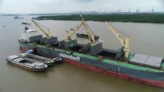 MV Julia Oldendorff transshipment at Buoys HaivanshipBP4 Go Gia  Vung Tau Vietnam [upl. by Quintilla]