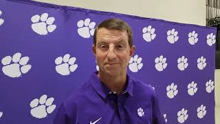 Dabo Swinney on Clemson Spring Game Managing the Roster and NCAAs New Official Visits Rule [upl. by Ellak521]