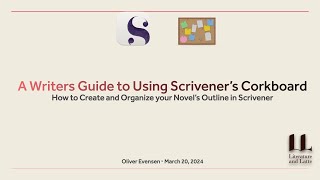 2024 Scrivener Tutorial A Writers Guide to Using Scrivener’s Corkboard Webinar [upl. by Vaclav]