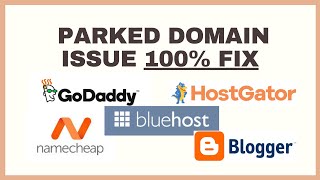 How to fix parked domain issue with your website  GoDaddy  Bluehost  Namecheap [upl. by Didier]