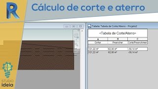 Como fazer topografia no Revit  Cálculo de Corte e Aterro TOPOGRAFIA [upl. by Lewej]