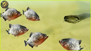 Deadliest Piranha Attacks Caught on Camera  Animal Fighting [upl. by Shelden826]