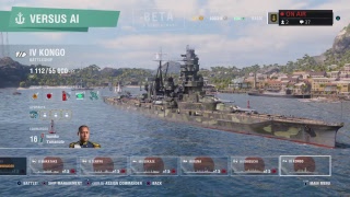 World Of Warships Legends PS4 gameplay [upl. by Dorreg]