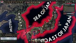 hoi4 Endsieg mod Japan 1945 timelapse [upl. by Finlay]