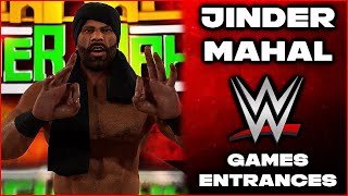 Jinder Mahal Entrance Evolution  WWE Games From WWE 13 To WWE 2K24 [upl. by Nivrae]