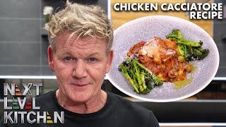 Gordon Ramsay Cooks Up an Easy Chicken Cacciatore Recipe [upl. by Aikimat]