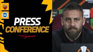 🟨 LIVE 🟥 La conferenza stampa di Daniele De Rossi e Gianluca Mancini alla vigilia di RomaBrighton [upl. by Daitzman]