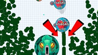 Agario Solo Hacker Killer Macro Feed Hack Pro Dominating Agario Mobile Gameplay [upl. by Afirahs142]