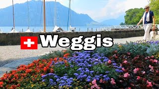 WALKING TOUR IN WEGGIS SWITZERLAND You will love this place [upl. by Aytak]