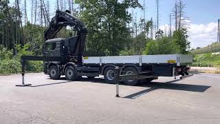 MAN TGS 35510 8x4 Kran EFFER 9558s Jib 6s Ladekran HD Truck Solutions [upl. by Eveivenej258]