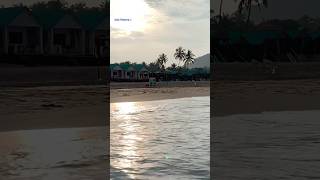 Nature  Nature Lovers  Beach  South Goa  Dangerous Sea  Sea  Sun Rise shorts viralvideo [upl. by Adnulahs]