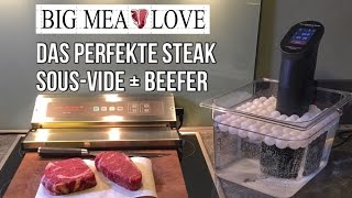 Werbung  Das perfekte Steak  Sous Vide  Beefer VACSTAR Sous Vide Chef Home  Bigmeatlove 017 [upl. by Eecyal903]