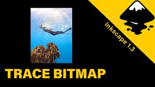 Tracing the Bitmap of a Cropped Image in Inkscape [upl. by Cyrillus]