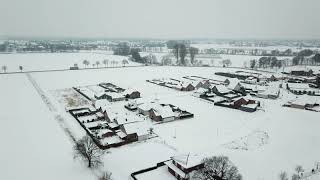 Ophovener Schneebilder aus der Luft  Januar 2019 4K [upl. by Jackelyn]