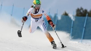 Downhill 2  2013 IPC Alpine Skiing World Cup Sochi [upl. by Wyly]