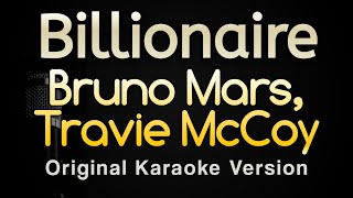 Billionaire  Bruno Mars Travie McCoy Karaoke Songs With Lyrics  Original Key [upl. by Yellehs]