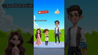 Pilih ez cream pink atau biru cartoon shortvideo gambaranimasi [upl. by Milo]