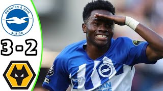 Brighton amp Hove Albion vs Wolverhampton Wanderers 32 Highlights  EFL Cup 2024 eFootball [upl. by Furr]