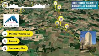 Parcours Tour PoitouCharentes en NouvelleAquitaine 2021 [upl. by Lydie]