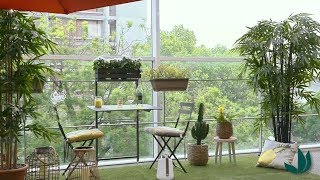 Aménager un balcon ou une terrasse pour lété  Truffaut [upl. by Aseela282]