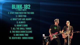 Blink182Music hits review for 2024AllTime Favorite MixTantalizing [upl. by Etsirhc726]