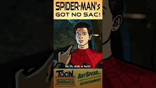 SpiderMan refuses Nick Fury  TOON SANDWICH funny spiderman marvel mcu tomholland animation [upl. by Analed]