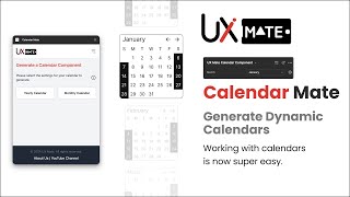 Generate Calendar component in Figma in seconds  Figma Tutorial for Beginners [upl. by Sayres]