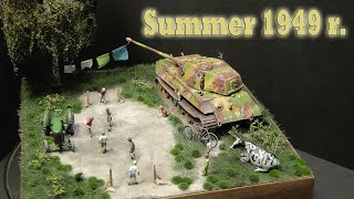 Diorama 172 scale quotSUMMER 1949rquot [upl. by Arayk]