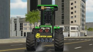 John Deere Modified sound song 💥💯 Indian Vehicles Simulator 3d [upl. by Silvanus]