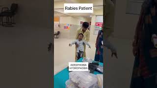 Rabies patient Aerophobia Fear of Air Hydrophobia Fear of water viralyoutubeshorts [upl. by Falzetta468]