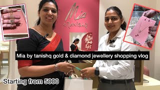 Mia by tanishq gold and diamond jewellery shopping vlog gold amp diamond jewellery shopping [upl. by Eissolf723]