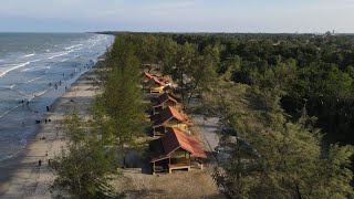 Port Camping 🏕️ Terbaru di Pantai Lagenda Pantai air leleh Pekan Pahang Suasana Percutian Mewah [upl. by Clifton853]