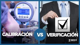 Diferencia entre calibración y verificación [upl. by Elianora]