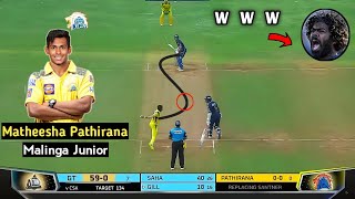 Matheesha Pathirana Top Wickets in Cricket  Malinga Junior  Baby Malinga [upl. by Sapphera575]