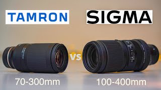 Tamron 70300 vs Sigma 100400 for Sony  The Best Telephoto Lens under 900€  4K [upl. by Keyser208]