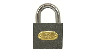 0088 Tricircle Iron Padlock Picked [upl. by Linus]