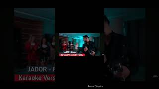 Jador  Fana  Karaoke Versuri OFFICIAL [upl. by Doscher]