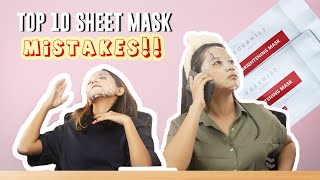 Top 10 Sheet Mask Mistakes Dos and Donts for Glowing Skin  Guerniss [upl. by Boyer]