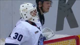 Ben Scrivens first KHL appearence marred by three easy goals [upl. by Dedric304]