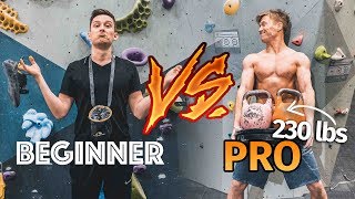 105 KG CLIMBER VS BEGINNER [upl. by Gretta]